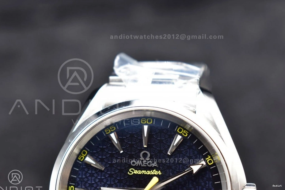 SS 150M 1:1 SS Terra Best A8500 Aqua Edition VSF Bracelet Dial Black On 1221